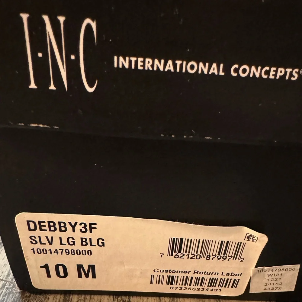 INC International Concepts Women’s Debby Rhinestone Wedge Sneakers Size 10 - Picture 10 of 13